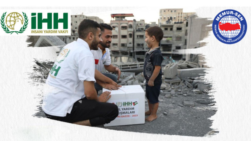 İHH ve Memur-Sen’den Gazze İçin Ortak Yardım Kampanyası