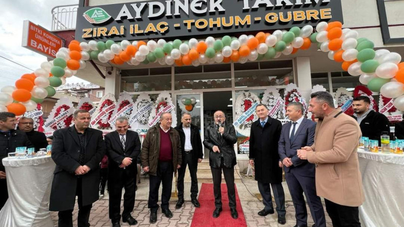 Aydıner Tarım firması dualarla hizmete açıldı