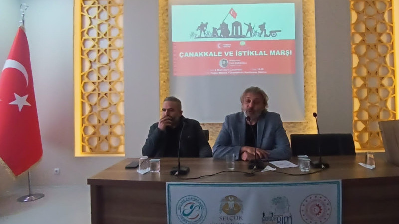 Huğlu MYO’da “Çanakkale ve İstiklal Marşı” konulu konferans