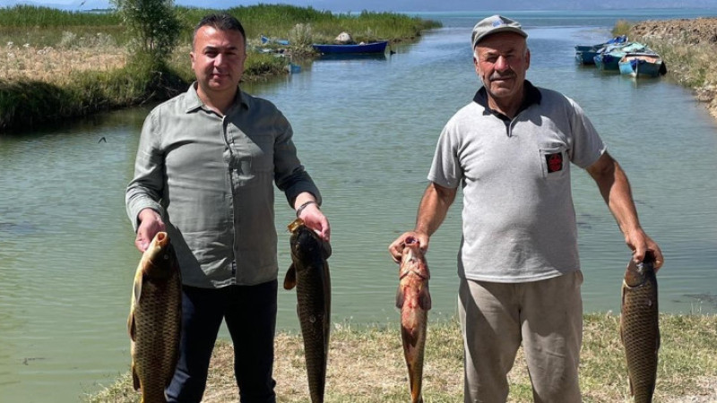 Beyşehir'de balık boy yasağı denetimleri