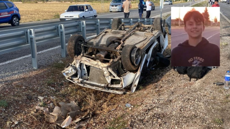 Kazada ağır yaralanan lise öğrencisinden acı haber