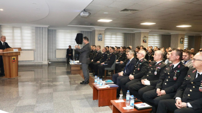 İl Jandarma Komutanlığında değerlendirme toplantısı