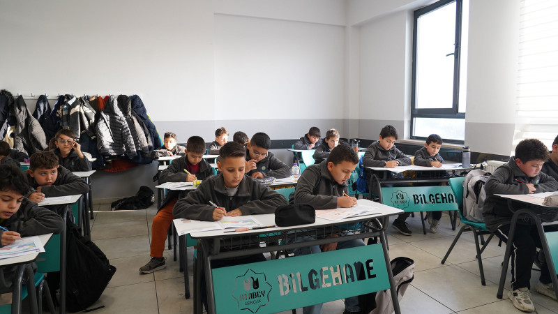 Deneme sınavı heyecanı yaşandı