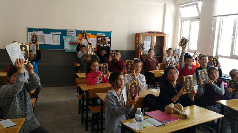 Dersimi seçiyorum, Kur'anımı alıyorum projesi