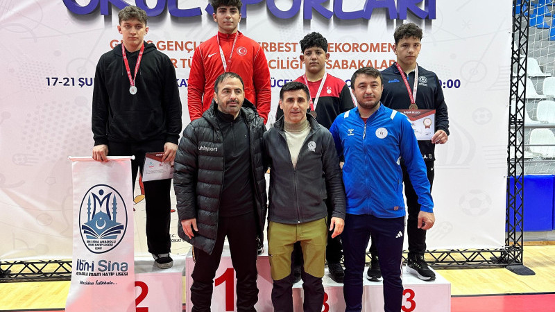 Beyşehirli pehlivan, Türkiye üçüncüsü oldu