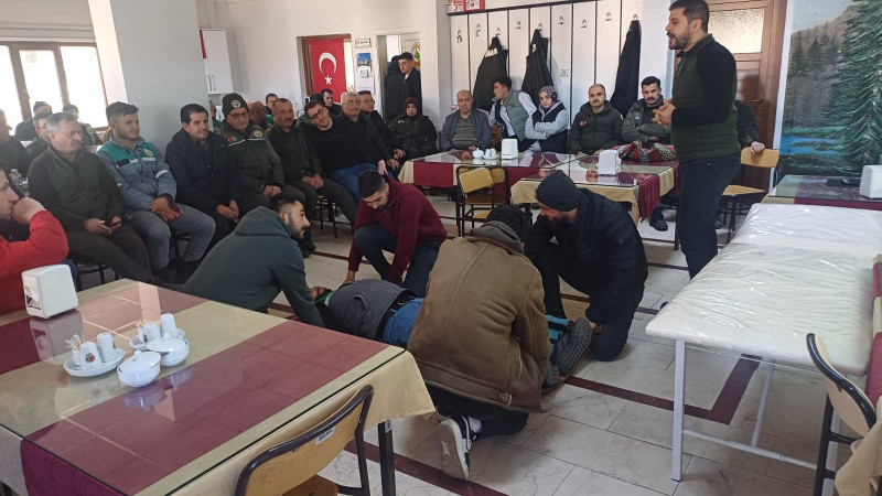 Orman görevlileri afetlerde mağdurların yardımına koşacak
