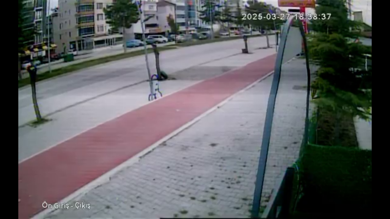 Kaza anı kamerada