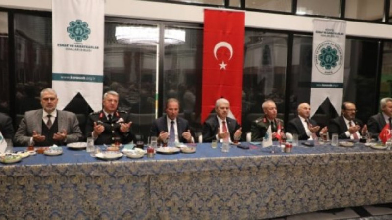 Konya'yı yönetenler KONESOB iftarında buluştu