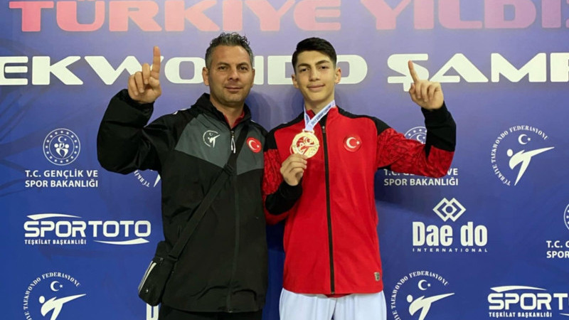 Türkiye şampiyonasında yıldızı parladı