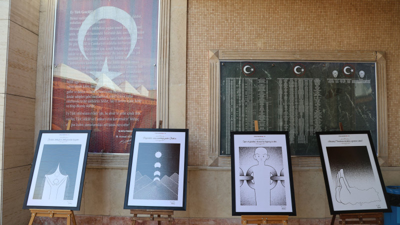 İstiklal Marşı'nın kabulünün 104.yılında anlamlı sergi