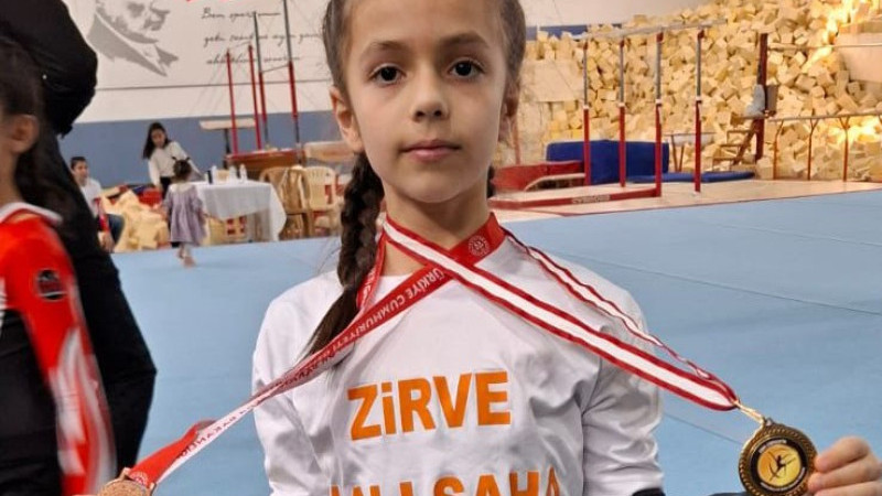 Beyşehirli jimnastikçi, bronz madalyanın sahibi oldu