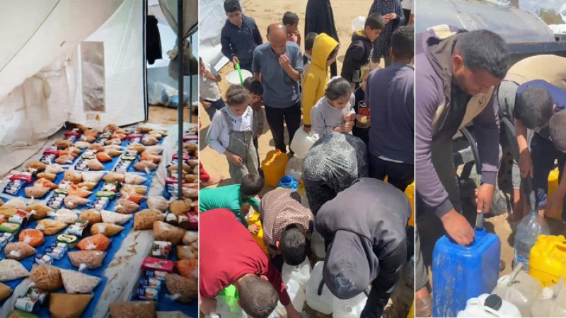 Gazze'ye yardımlar sürüyor