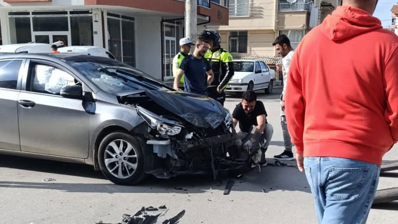 Kaza anı kamerada