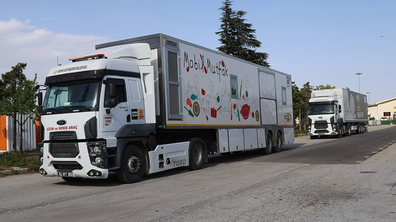 Destek araçları yola çıktı