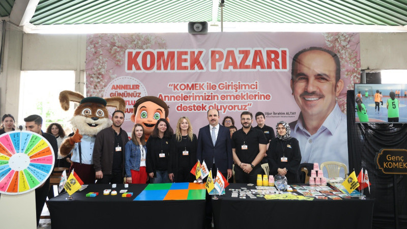 Hanımlar! KOMEK pazarı sizleri bekliyor