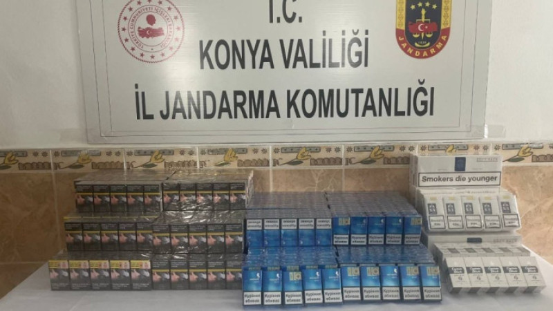 Jandarmadan gümrük kaçağı sigara operasyonu