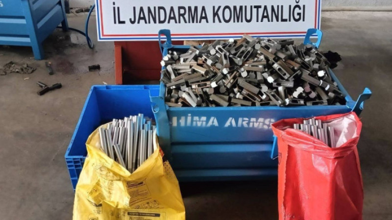 Jandarmadan kaçak silah imalathanesine operasyon