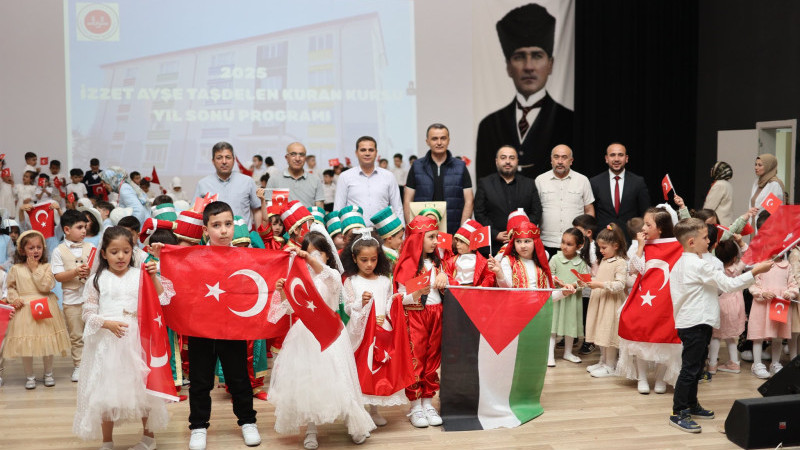 Minik kursiyerler eğitim yılına böyle veda etti