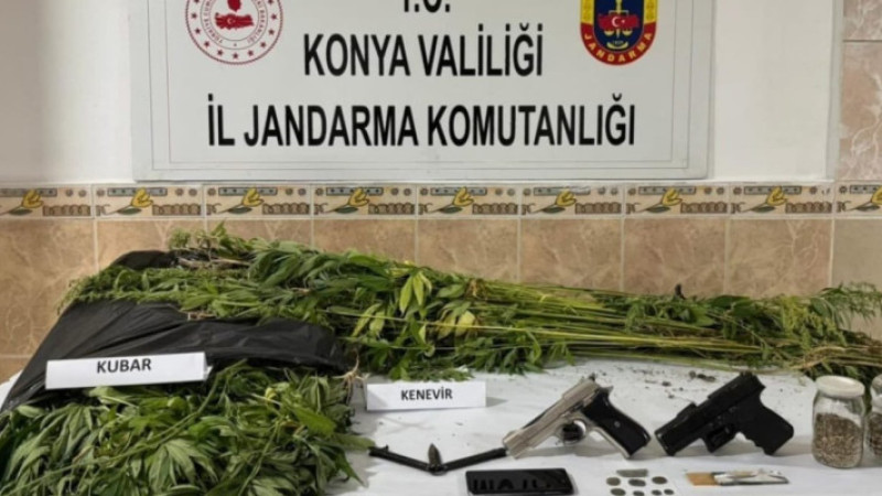 Hüyük ve Akşehir'de uyuşturucu operasyonları