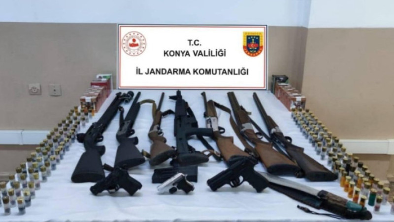 Jandarmadan silah ve mühimmat operasyonu