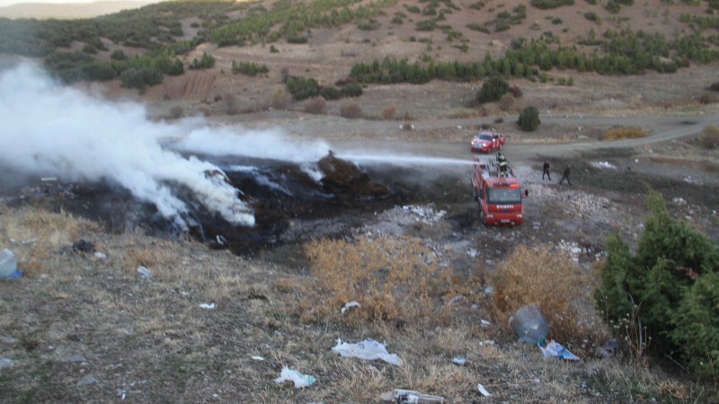 Beyşehir’de ormanı tehdit eden korkutan yangın
