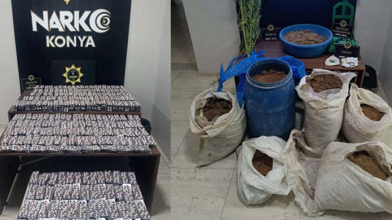 Polisten zehir tacirlerine ağır darbe! 282 kişi tutuklandı