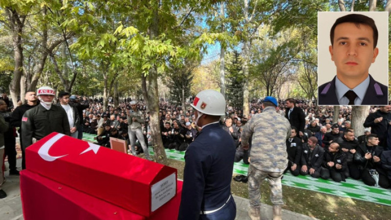 Şehidimize hüzünlü veda!