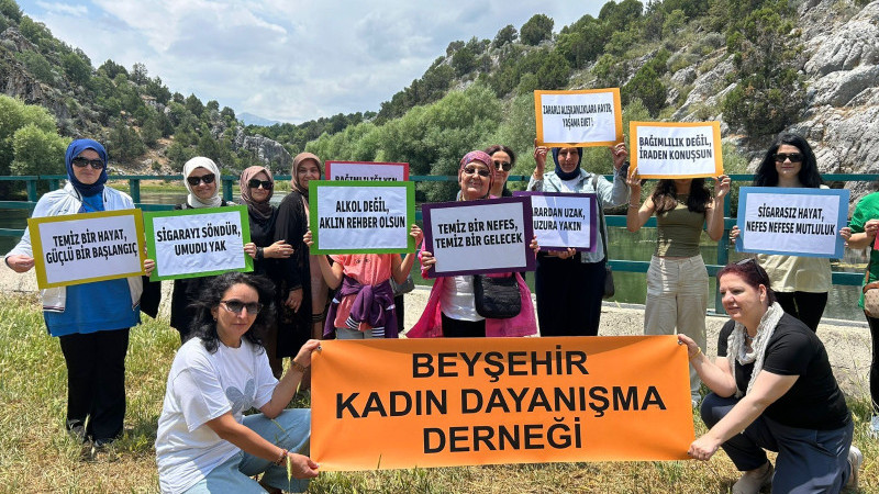 “Tütüne de, alkole de uyuşturucuya da hayır”dediler