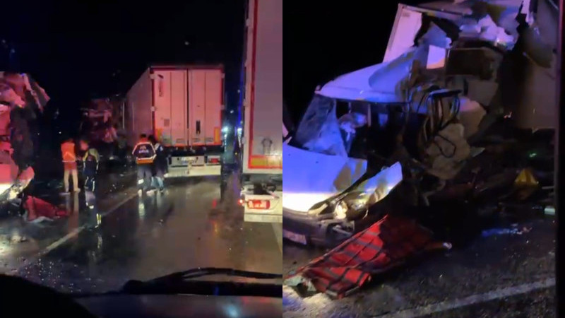 Beyşehir'de kamyonetle TIR çarpıştı: 1 ölü, 2 yaralı