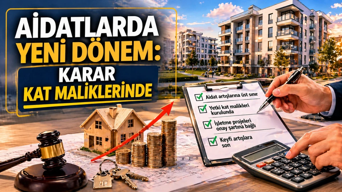 Aidat artışına sınır geldi