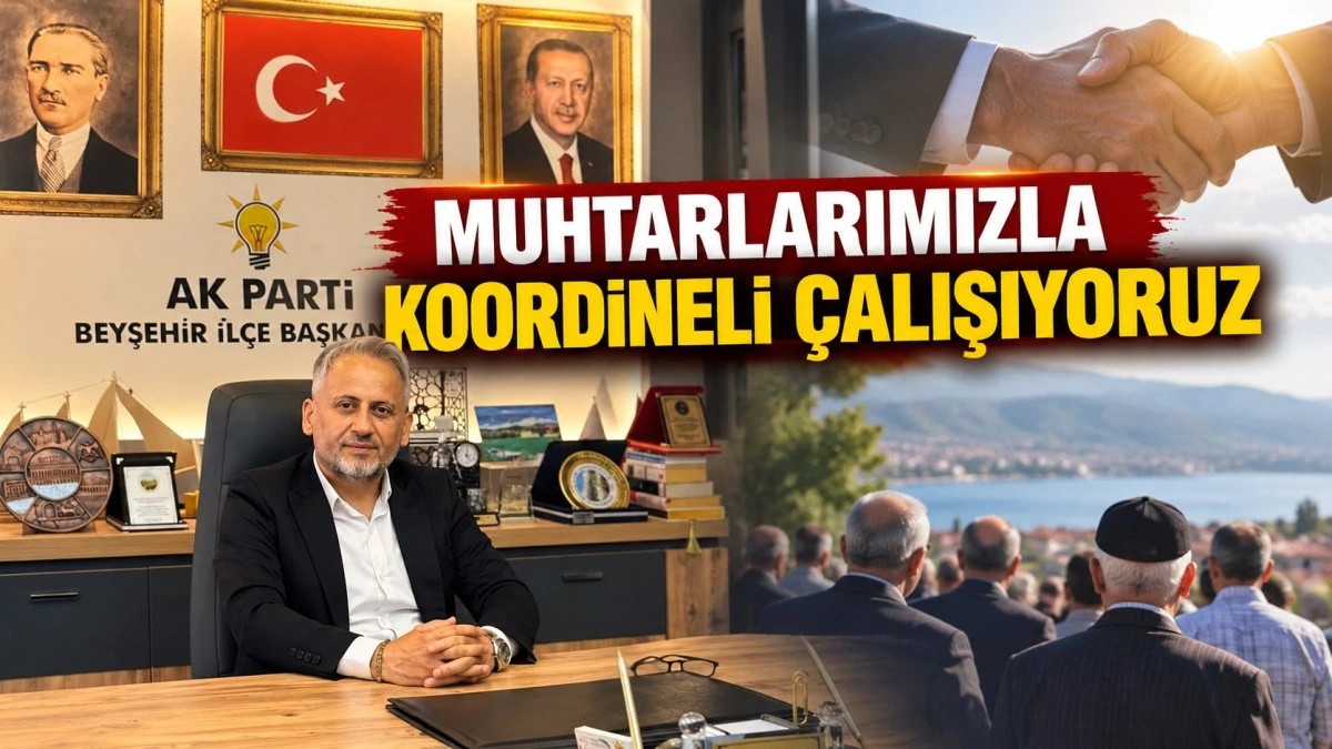 AK Parti İl&ccedil;e Başkanı Şanal&rsquo;dan 68 muhtara teşekk&uuml;r