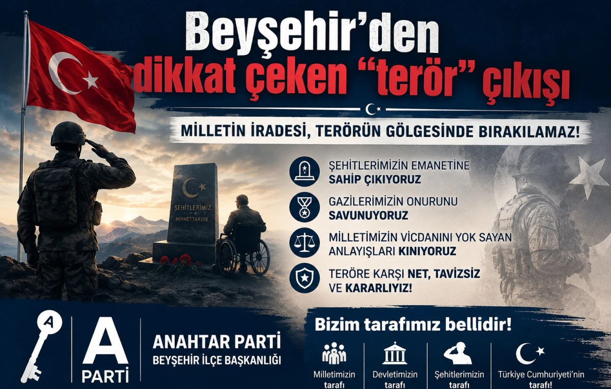 Anahtar Parti Beyşehir&rsquo;den TBMM&rsquo;deki d&uuml;zenlemeye tepki