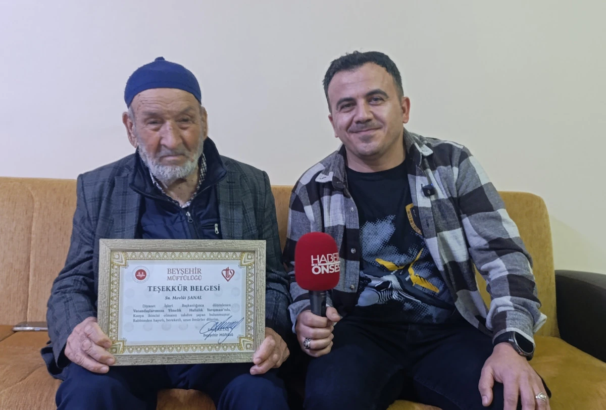 Azmin Yaşı Yok: 84'l&uuml;k Hafızın Başarı Hikayesi