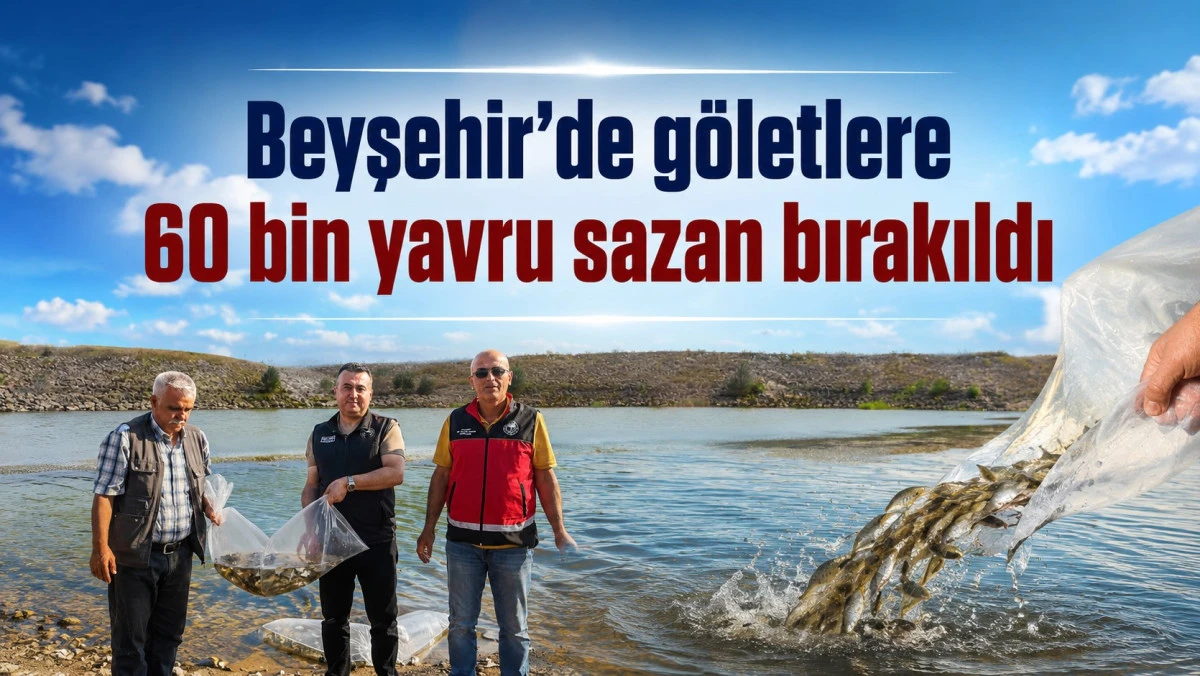 Balık stoklarına 60 binlik takviye