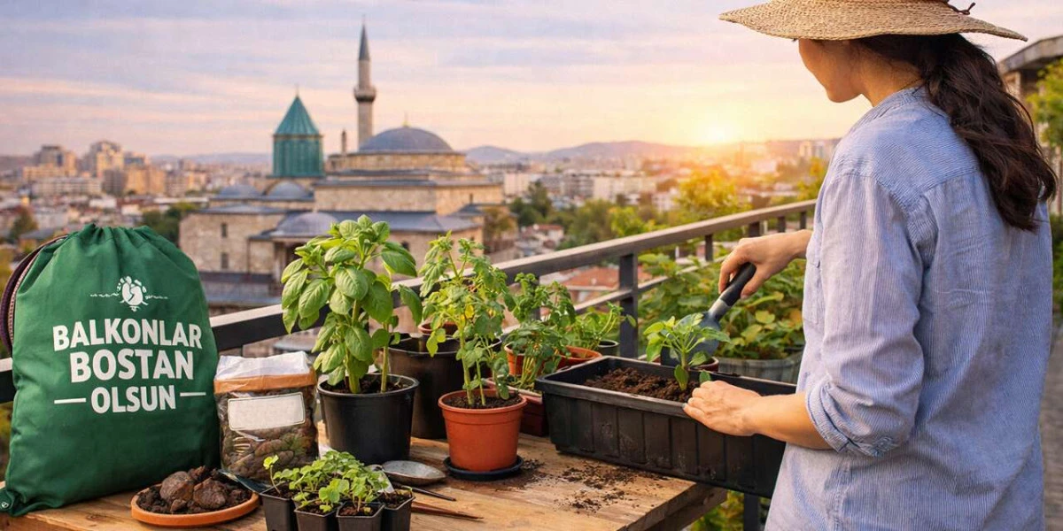 Balkon tarımı i&ccedil;in yeni şans