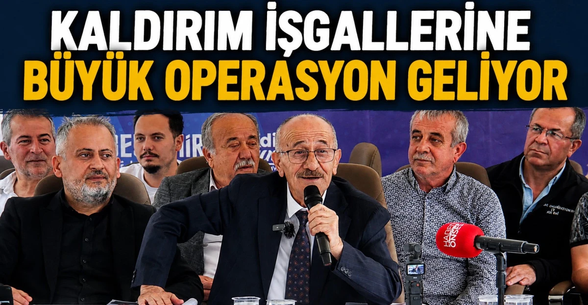 Bayındır&rsquo;dan kaldırım işgallerine sert uyarı! Toplama başlıyor