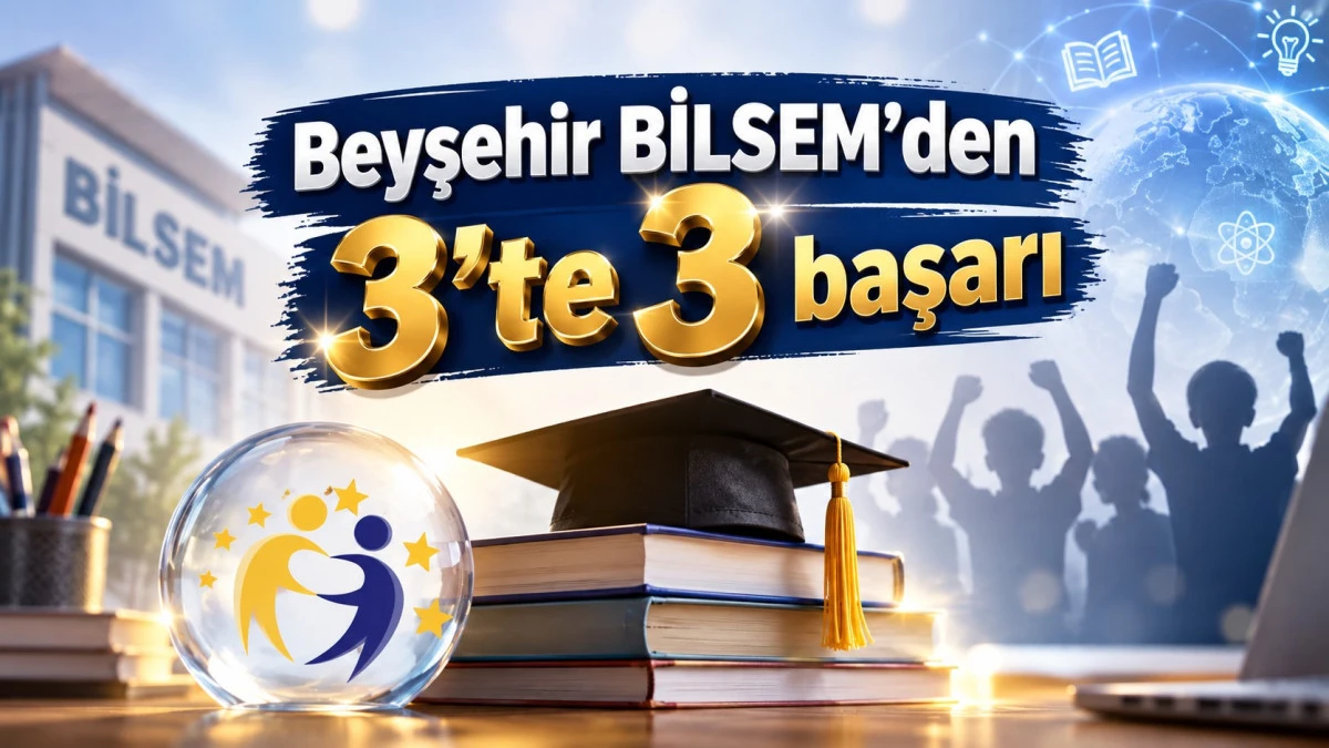 Beyşehir BİLSEM&rsquo;e kalite etiketi yağmuru