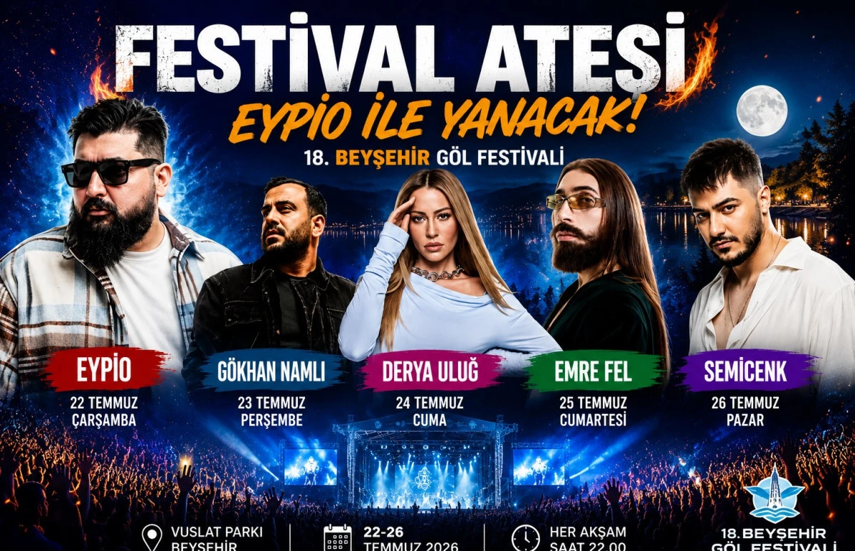 Beyşehir Bu Akşam Eypio ile Coşacak