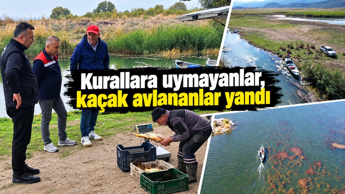 Beyşehir G&ouml;l&uuml;&rsquo;nde 24 saatlik denetim