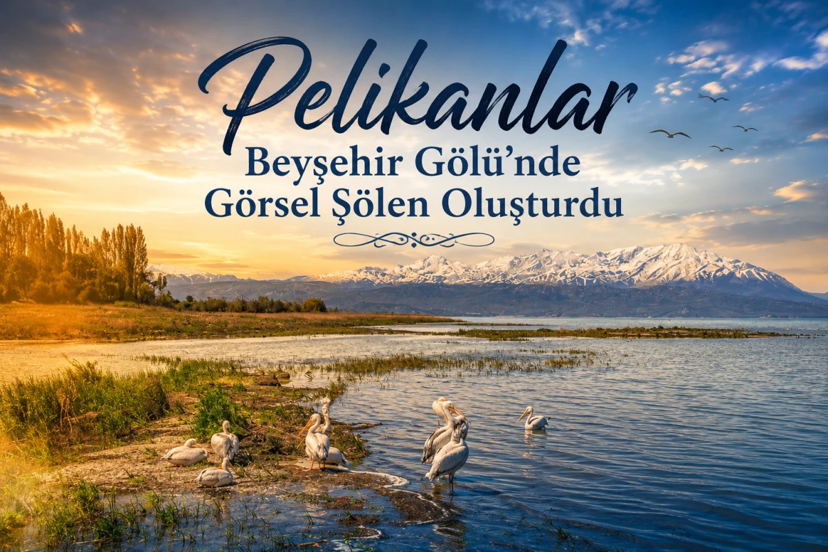 Beyşehir G&ouml;l&uuml;&rsquo;nde Doğanın Eşsiz Misafirleri