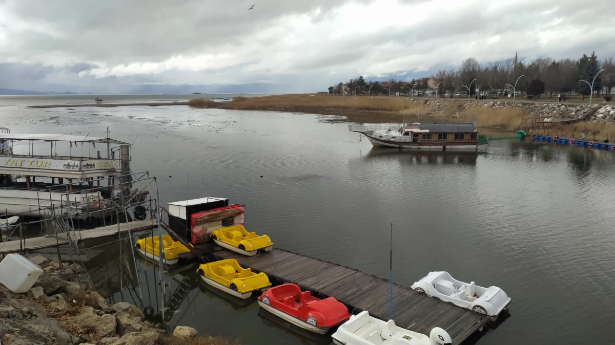 Beyşehir G&ouml;l&uuml;&rsquo;nde işte g&uuml;ncel durum g&ouml;r&uuml;nt&uuml;leri