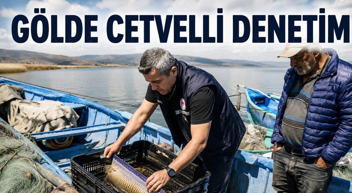 Beyşehir G&ouml;l&uuml;'nde Sıkı Denetim! Balıklar Tek Tek Cetvelle &Ouml;l&ccedil;&uuml;ld&uuml;