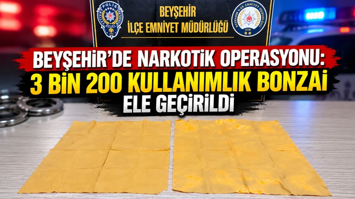 Beyşehir Polisi Takibe Aldı, 3 Ş&uuml;pheli Tutuklandı!