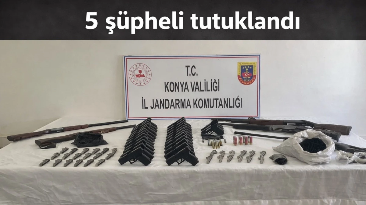 Beyşehir ve Manavgat&rsquo;ta silah ka&ccedil;ak&ccedil;ılarına operasyon