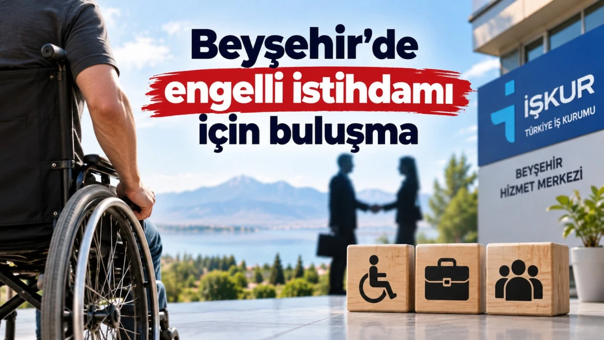 Beyşehir&rsquo;de 10 engelliye &ouml;zel sekt&ouml;rde istihdam kapısı