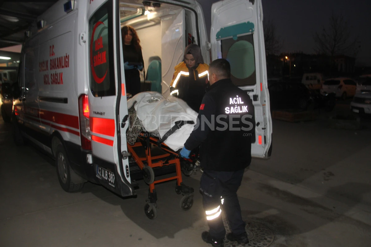 Beyşehir&rsquo;de devrilen otomobilin s&uuml;r&uuml;c&uuml;s&uuml; yaralandı