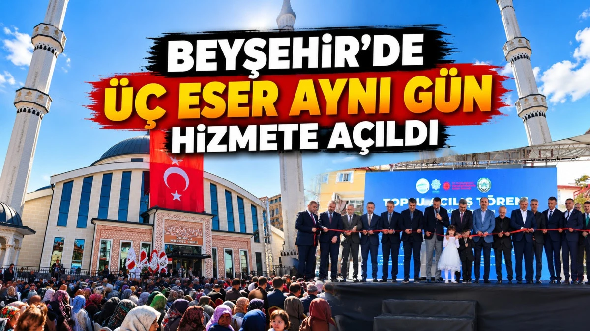 Beyşehir&rsquo;de geleceğe &uuml;&ccedil; yeni yatırım