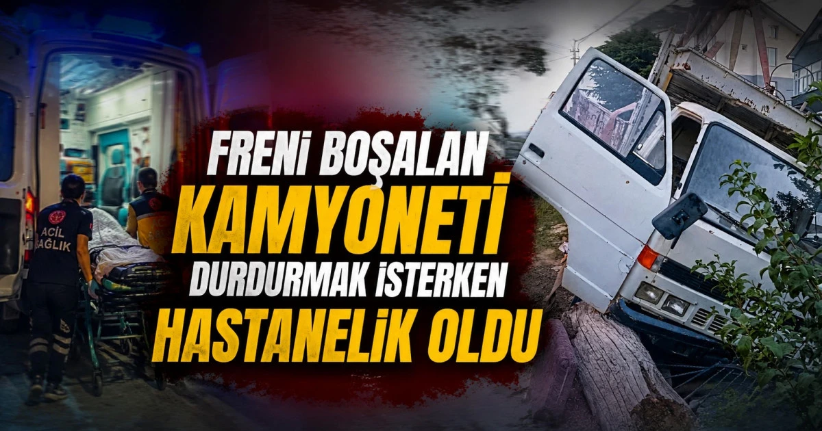 Beyşehir&rsquo;de kamyonetle korkuluk arasında can pazarı