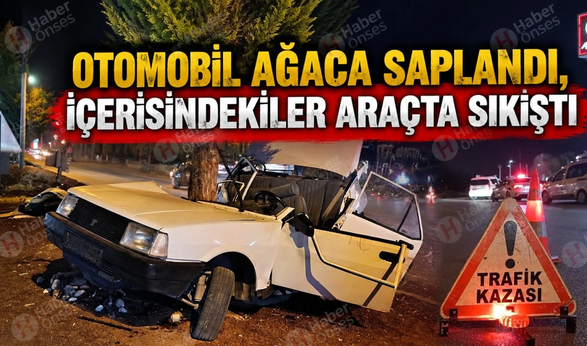 Beyşehir&rsquo;de korkun&ccedil; kaza! Ref&uuml;je &ccedil;ıkan otomobil ağa&ccedil;lara &ccedil;arptı