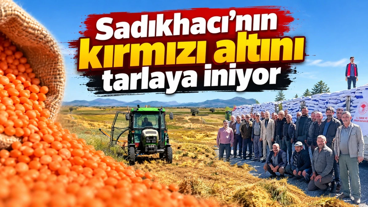 Beyşehir&rsquo;de mercimek &uuml;reticisine 3,6 milyon liralık destek!